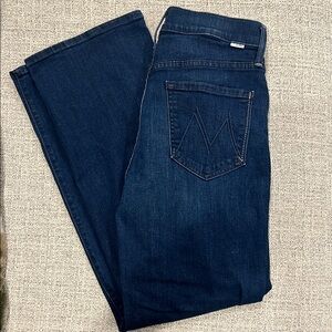 Dark Blue Mother Jeans